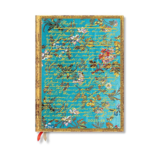 Paperblanks | 2025–2026 Jane Austen, Persuasion | Embellished Manuscripts Collection | 18-Month Planner Flexis | Ultra | Vertical | Elastic Band | 224 Pg | 80 GSM cover image