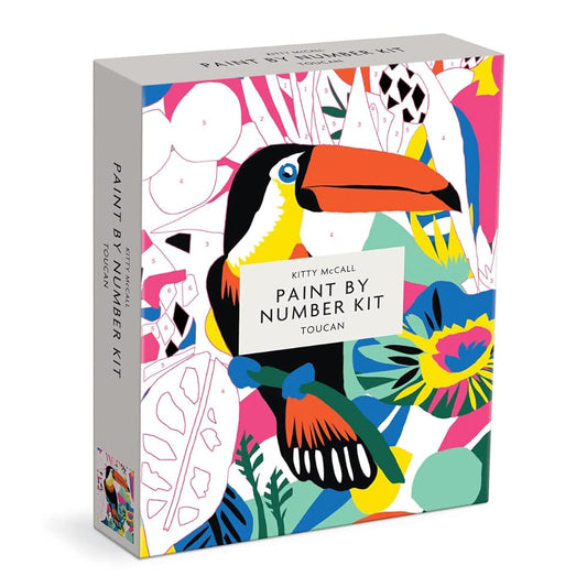 Galison Kitty McCall Toucan Paint By Number Kit cover image