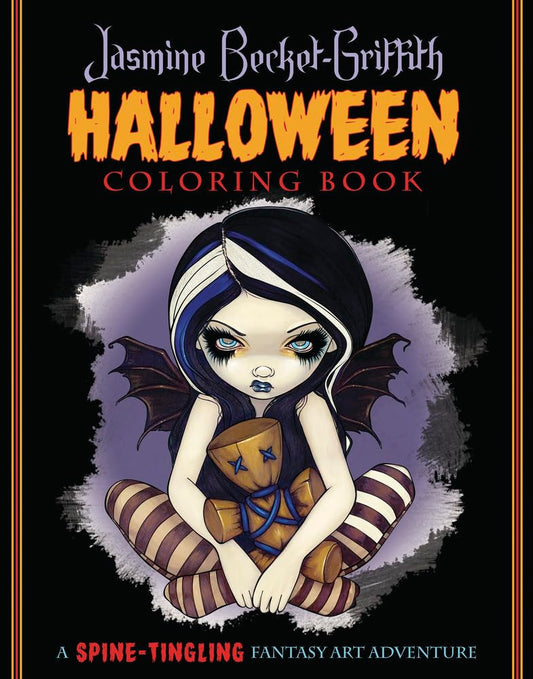 Jasmine Becket-Griffith Halloween Coloring Book: A Spine-Tingling Fantasy Art Adventure cover image
