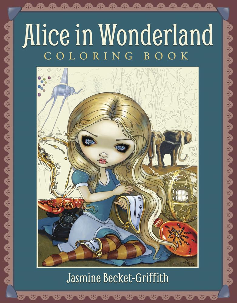 Alice in Wonderland Coloring Book (Blue Angel Alice in Wonderland, 2) cover image