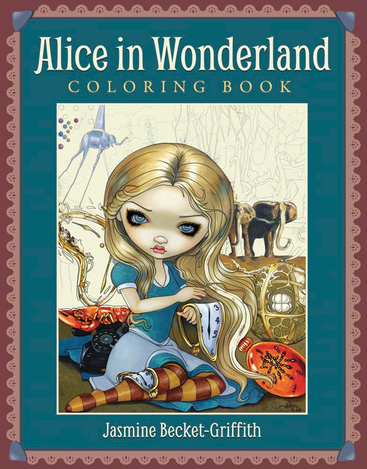 Alice in Wonderland Coloring Book (Blue Angel Alice in Wonderland, 2) cover image