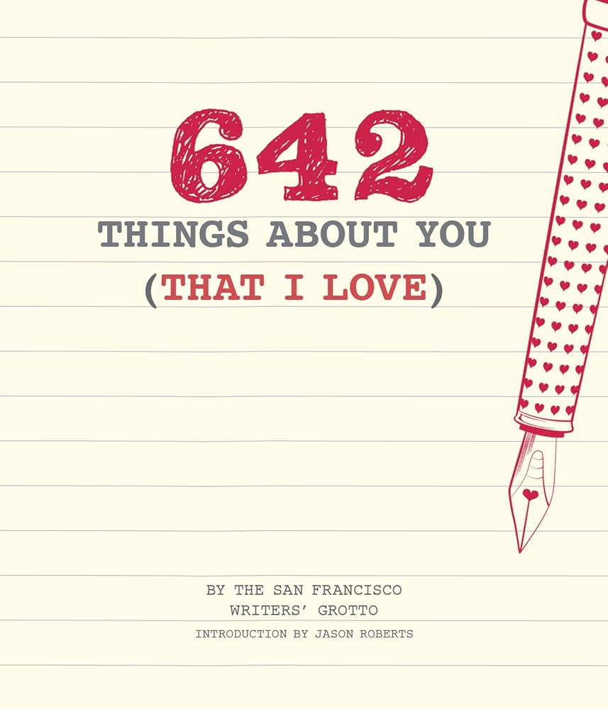 642 Things About You (That I Love): (Romantic Valentine’s Day Gift, Writing Prompt Journal for Couples) cover image