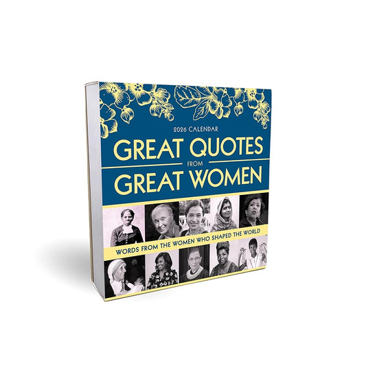 2026 Great Quotes From Great Women Boxed Calendar: 365 Days of Inspiration from Women Who Shaped the World (Daily Desk Gift for Her) cover image